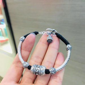 999 pure silver retro six-character mantra